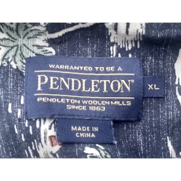 Pendleton Men's Tropical Button Down Shirt Sz XL - Picture 6 of 9